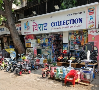 Inside the Virat Collection toy store in Virar West